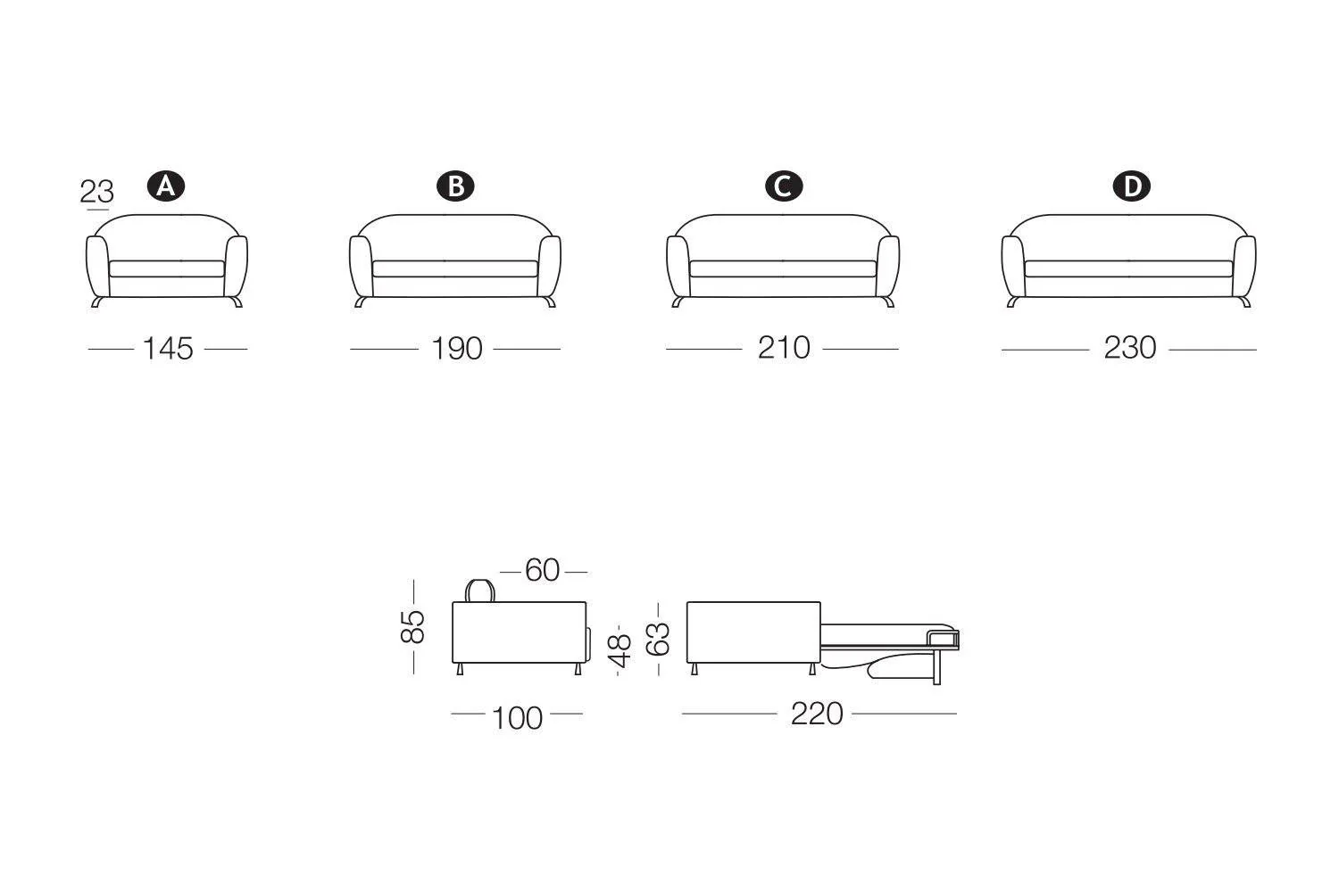 Charles Sofa bed - Image 9