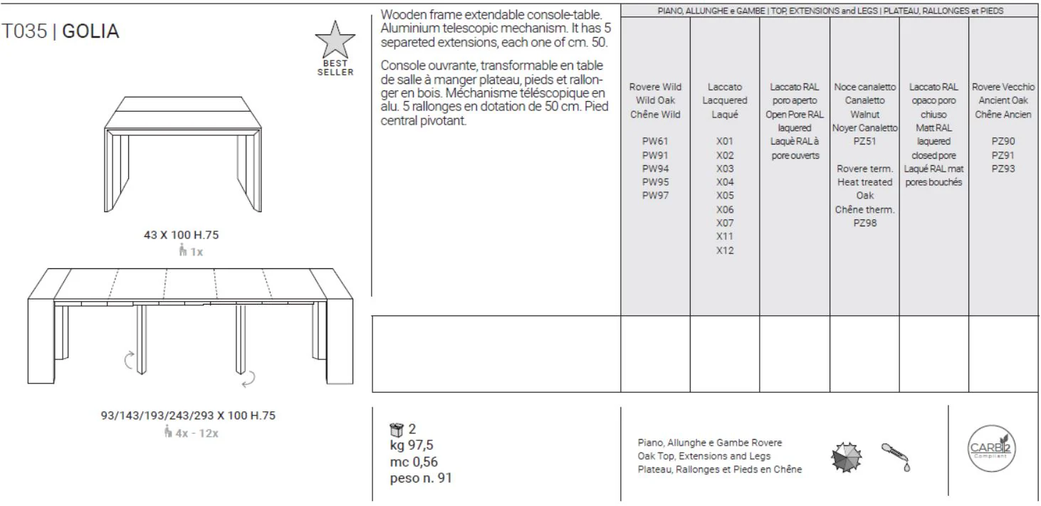 Golia Extending Console Table - Image 18