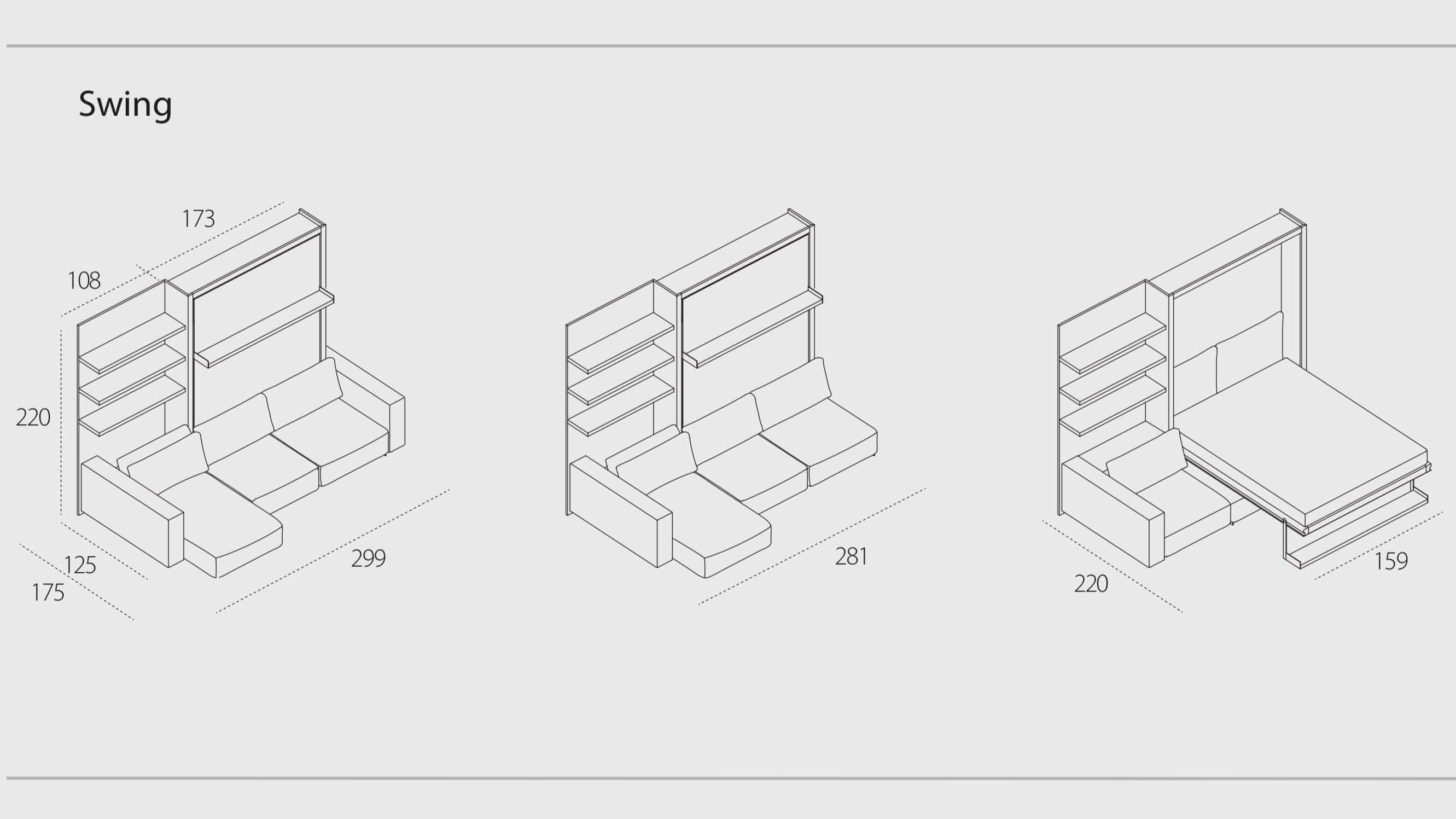 Swing 281 Wall bed Ex-display - Image 12