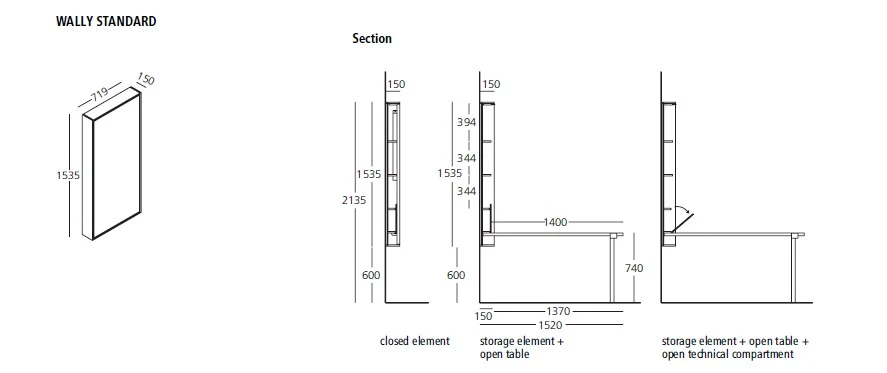 Wally Foldaway Table - Image 3